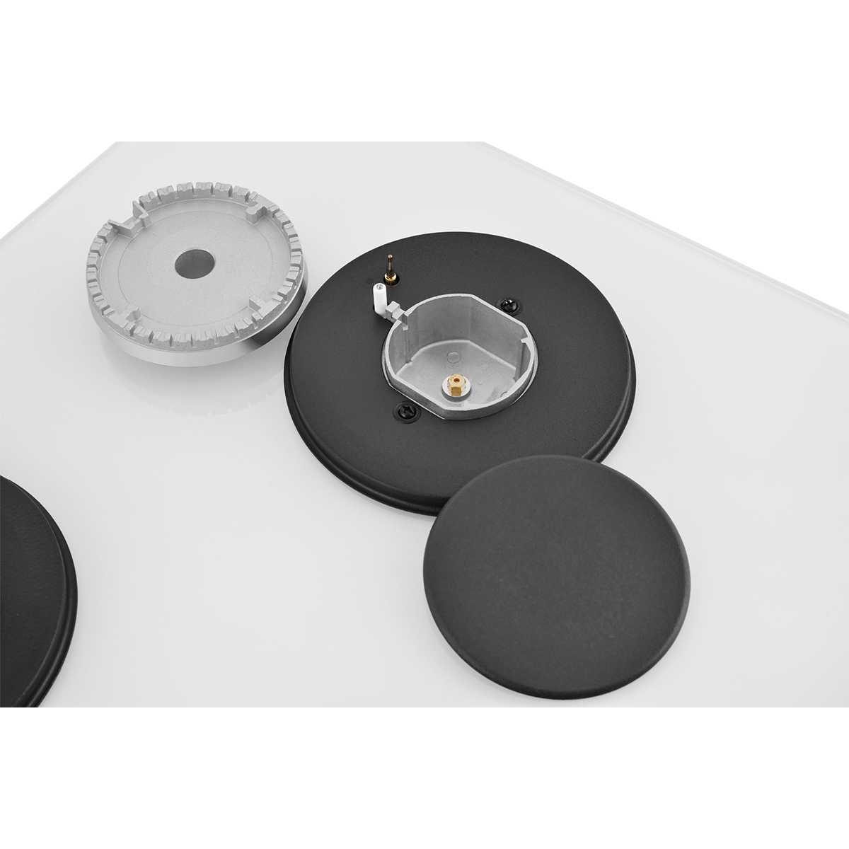 картинка Встраиваемая газовая варочная панель ZUGEL ZGH453W, белая