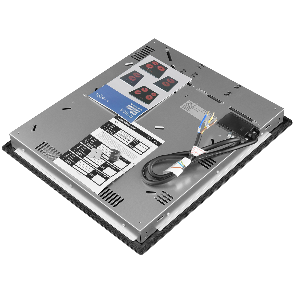 картинка Варочная панель стеклокерамическая ZUGEL ZEH451C, черная