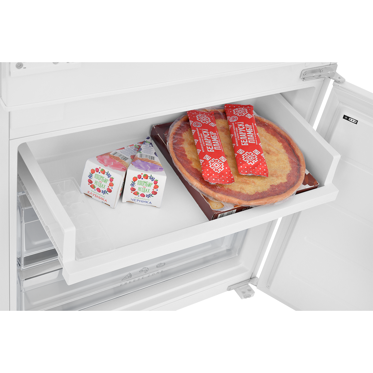 картинка Встраиваемый двухкамерный холодильник ZUGEL ZRI2003FNF (Full No Frost, Inverter)