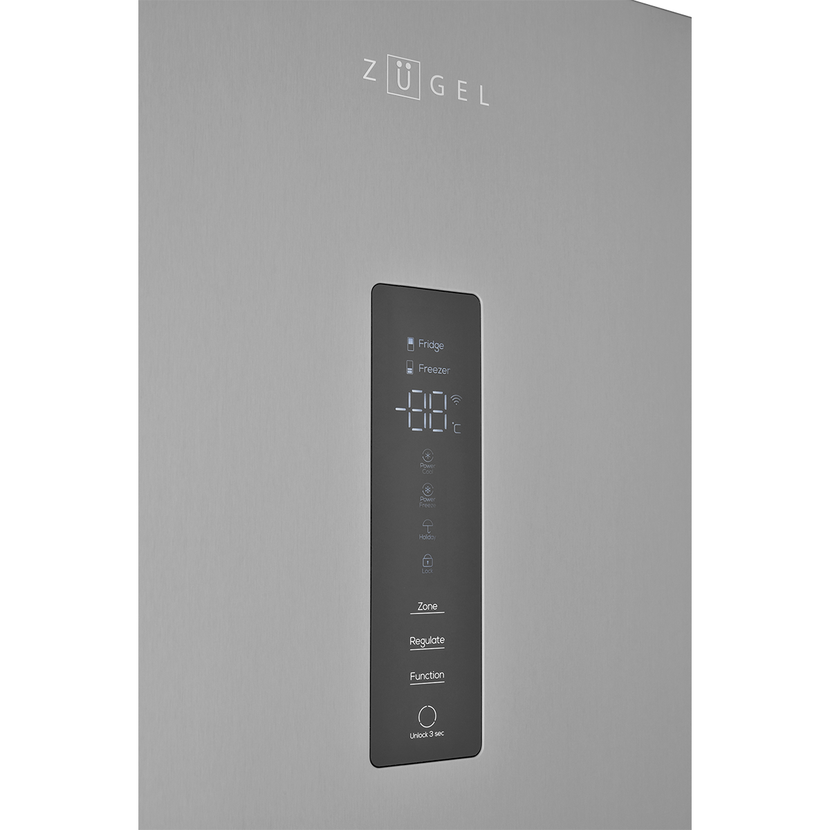 картинка Холодильник Italian Door ZUGEL ZRFD201X, нерж. сталь