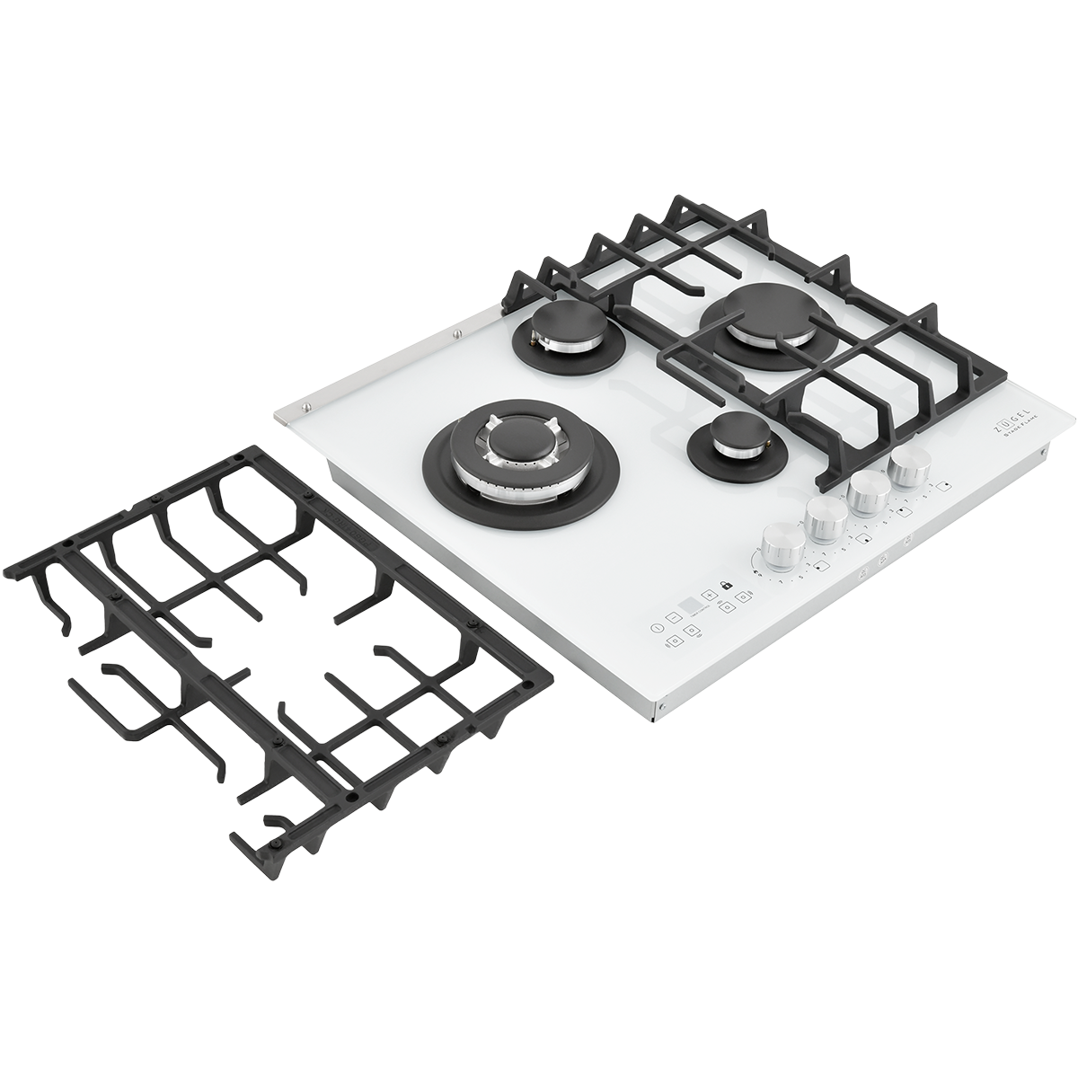 картинка Встраиваемая газовая варочная панель ZUGEL ZGH600W, белая