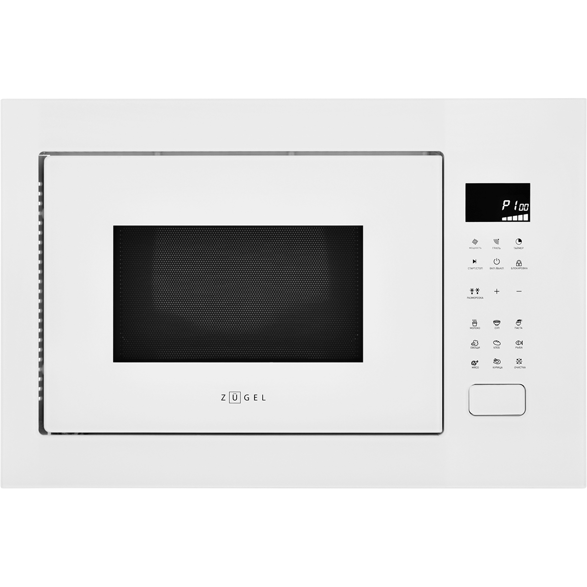 картинка Встраиваемая микроволновая печь ZUGEL ZMO251W, белая