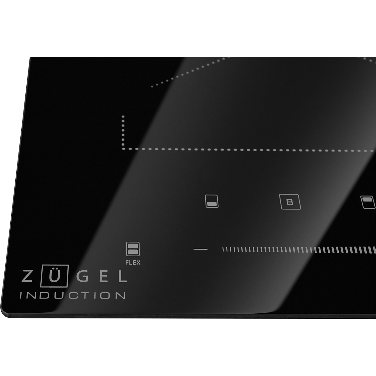 Варочная панель индукционная ZUGEL ZIH294B, черная
