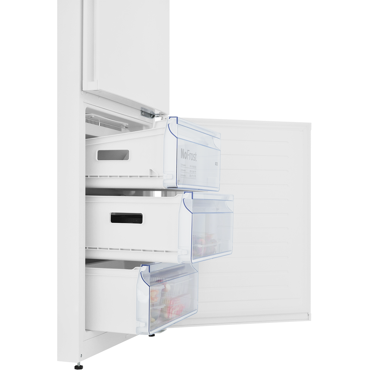 картинка Холодильник комбинированный ZUGEL ZRFB2BNFW, белый металл