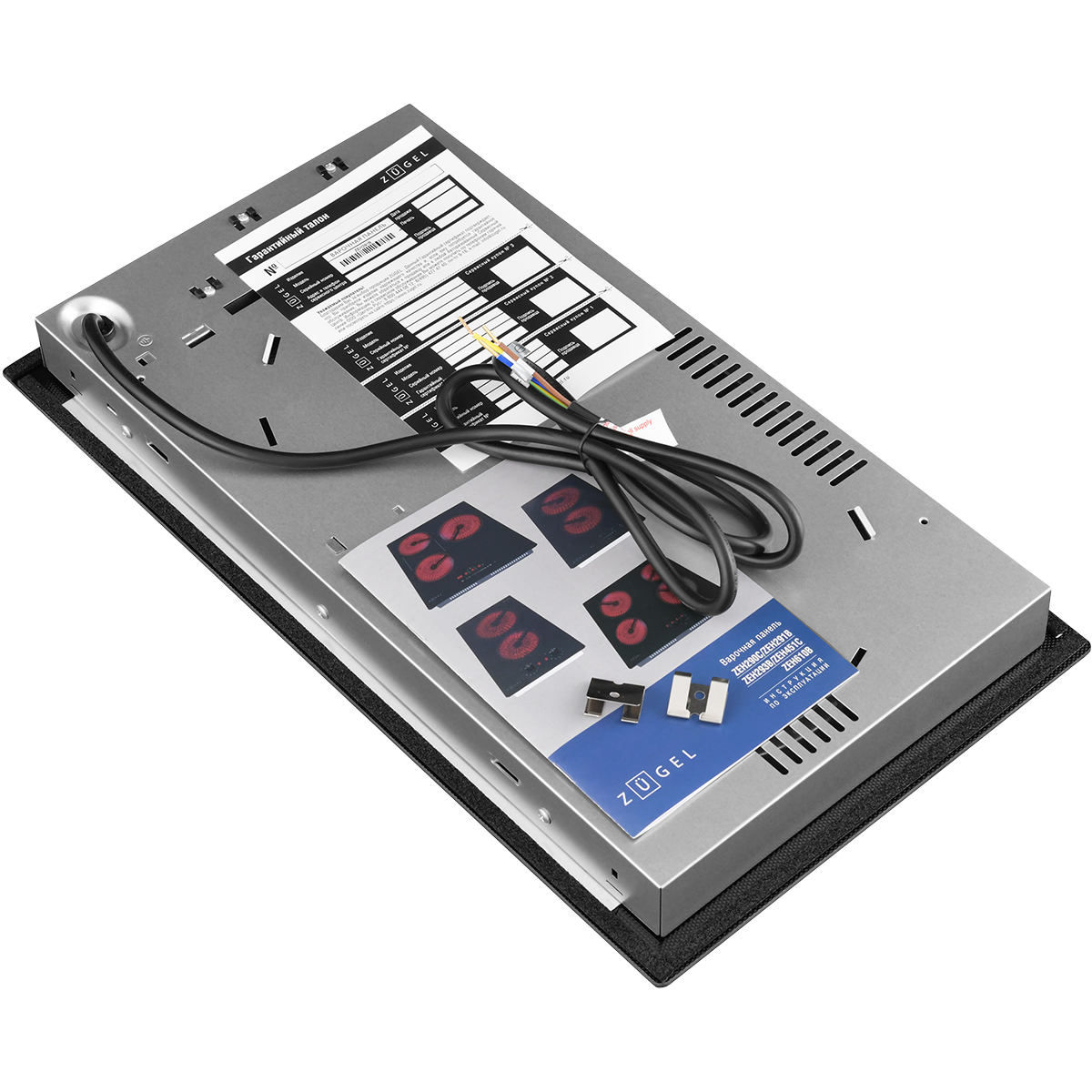 картинка Варочная панель стеклокерамическая ZUGEL ZEH291B, черная