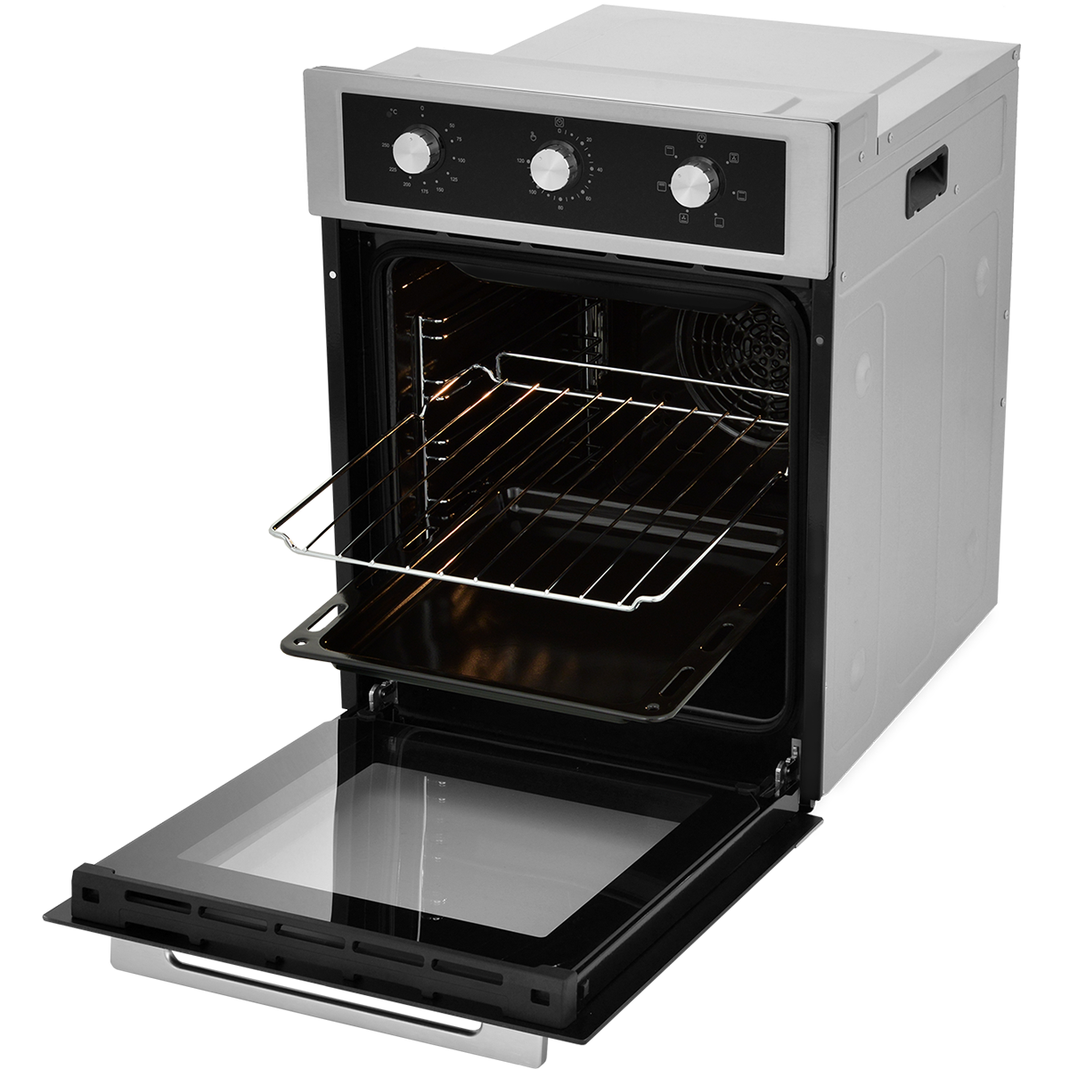 Встраиваемый электрический духовой шкаф ZUGEL ZOE451X, нерж. сталь