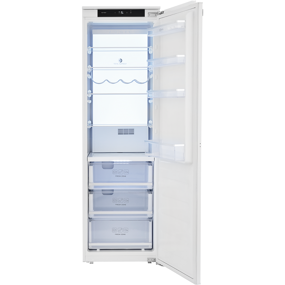 картинка Встраиваемый холодильник ZUGEL ZRI1750NF (No Frost, Inverter)