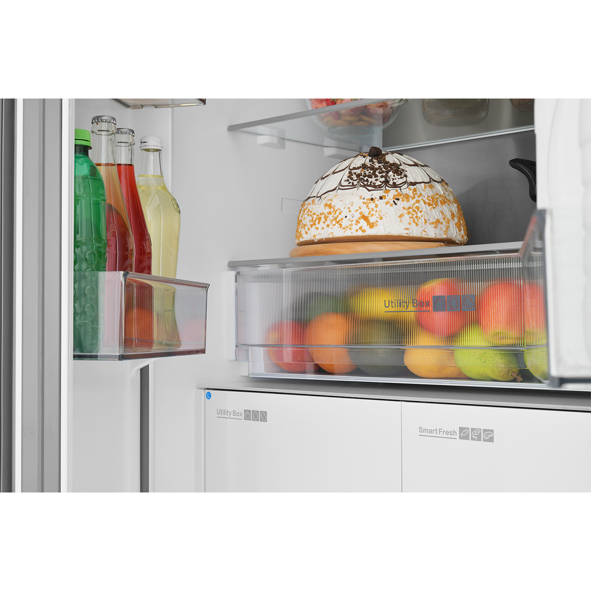 картинка Холодильник полувстраиваемый ZUGEL ZRFDI470X, нерж. сталь