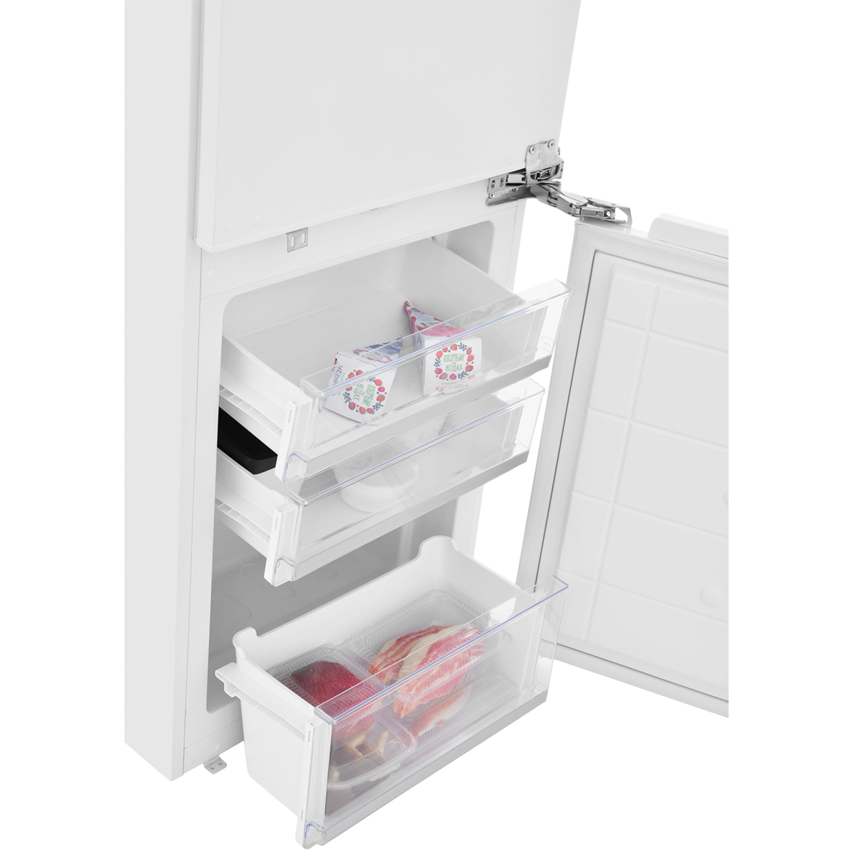 картинка Встраиваемый двухкамерный холодильник ZUGEL ZRI2002FNF (Full No Frost, Inverter)