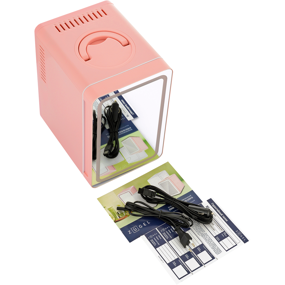 картинка Косметический универсальный холодильник ZUGEL ZCR060, зеркальный