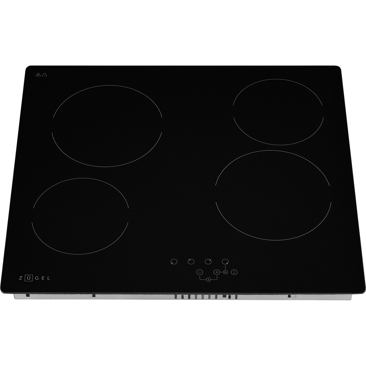 картинка Варочная панель стеклокерамическая ZUGEL ZEH610B, черная