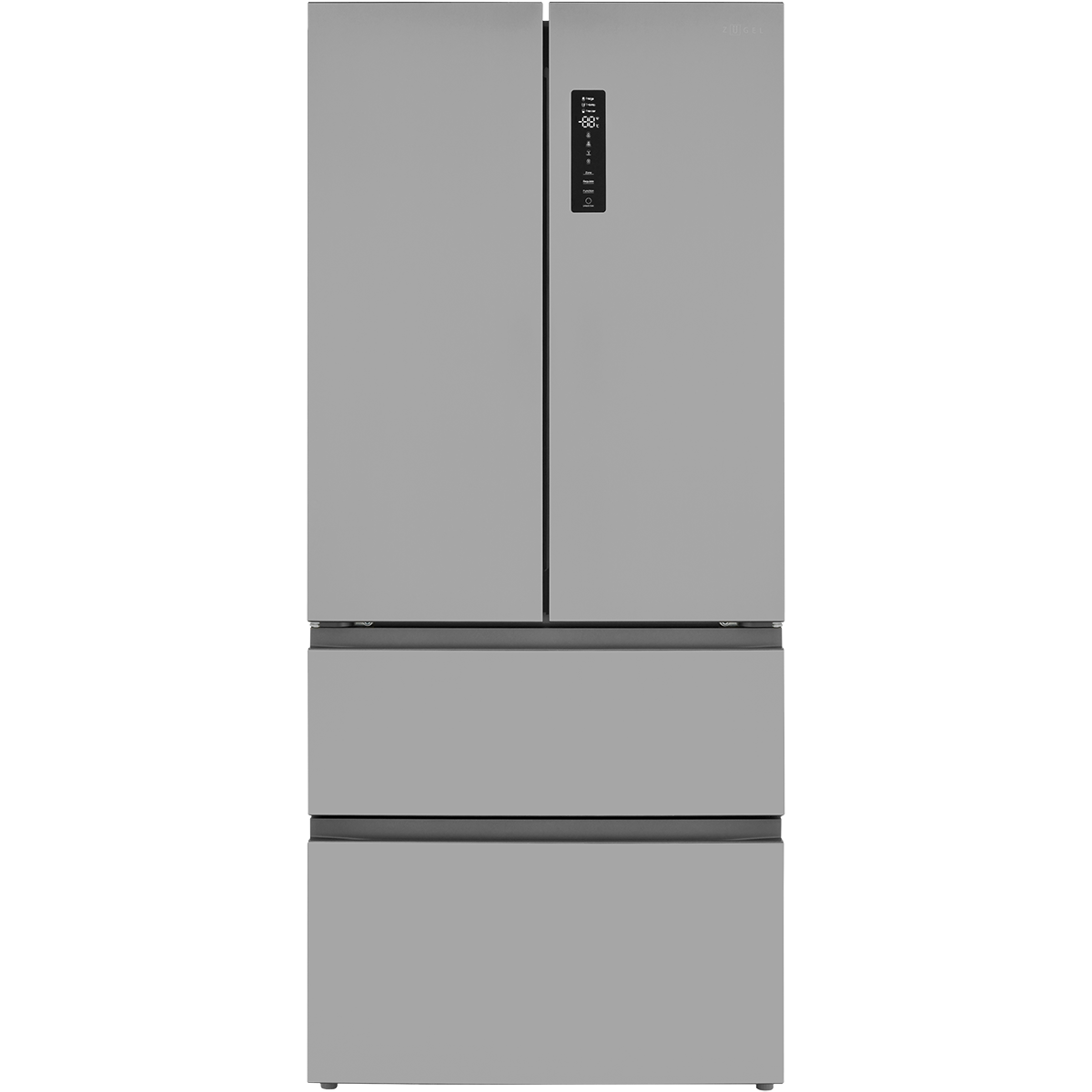 картинка Холодильник полувстраиваемый ZUGEL ZRFDI470X, нерж. сталь