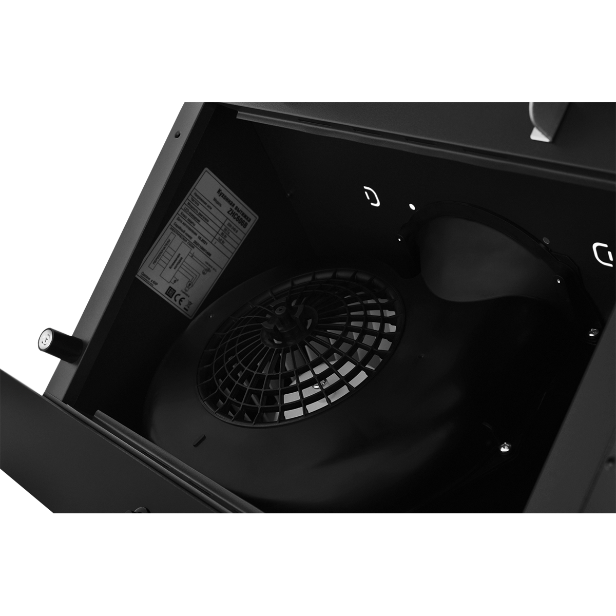 картинка Вытяжка ZUGEL ZHC606B наклонная, черная