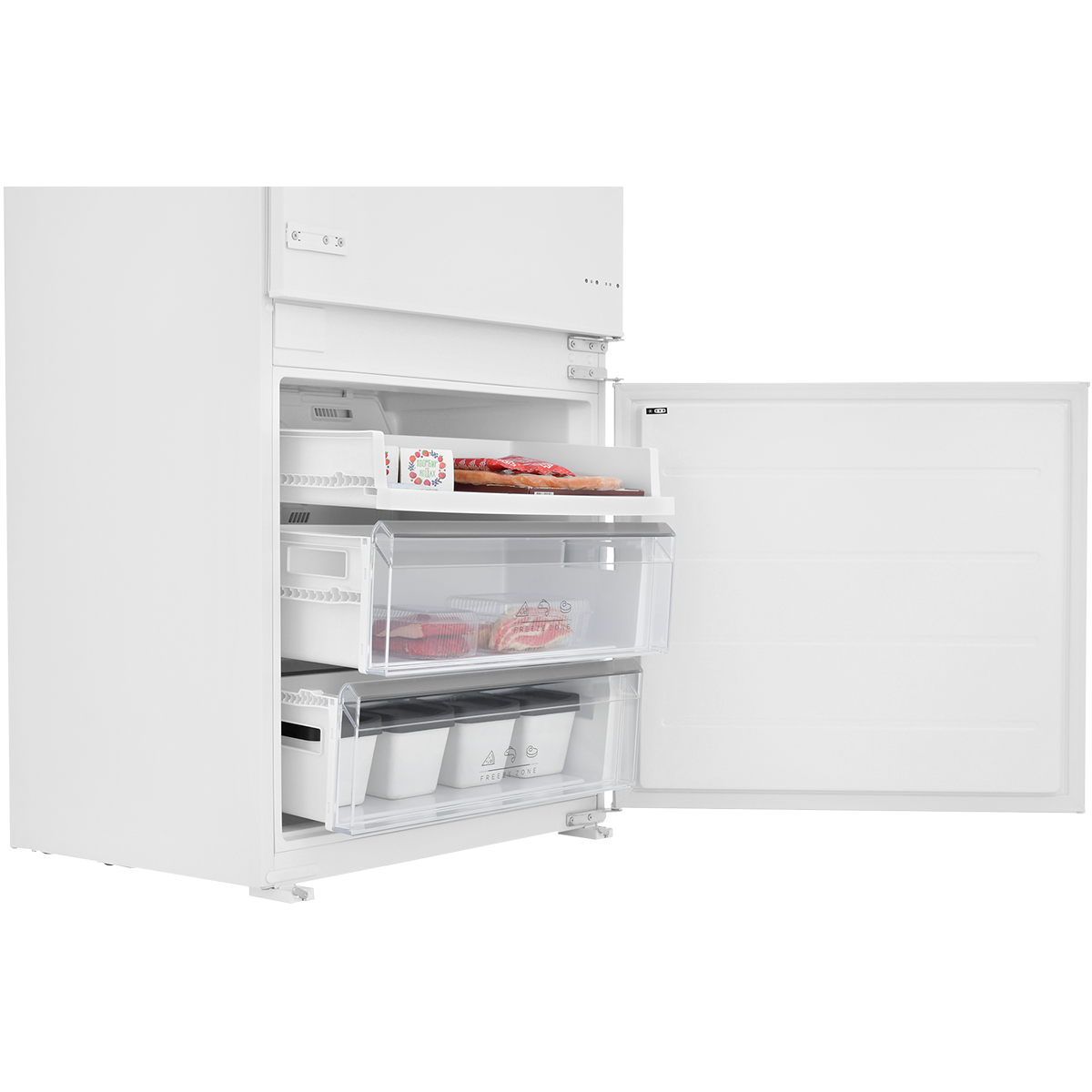 картинка Встраиваемый двухкамерный холодильник ZUGEL ZRI2003FNF (Full No Frost, Inverter)