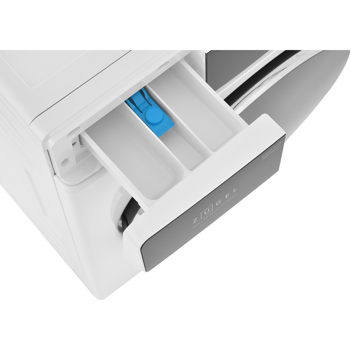 Стирально-сушильная машина ZUGEL ZWDF128141I Inverter Steam, белая
