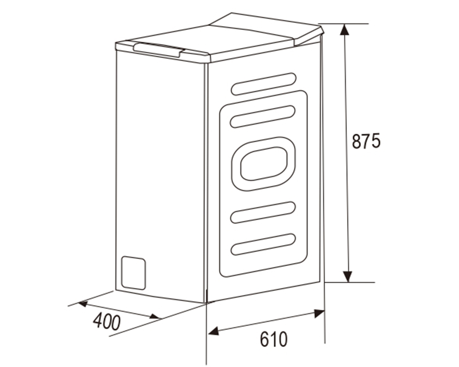 картинка Стиральная машина с вертикальной загрузкой ZUGEL ZWT712 Steam, белая