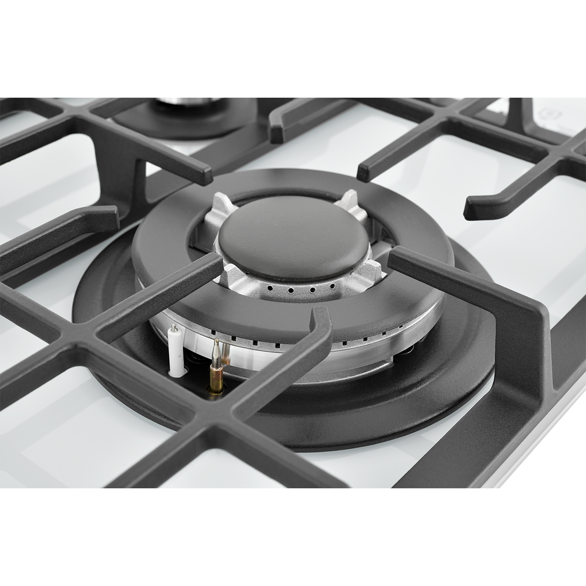 картинка Встраиваемая газовая варочная панель ZUGEL ZGH600W, белая