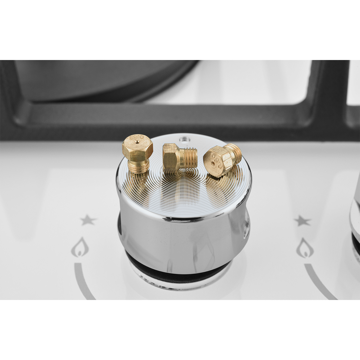 картинка Встраиваемая газовая варочная панель ZUGEL ZGH453W, белая