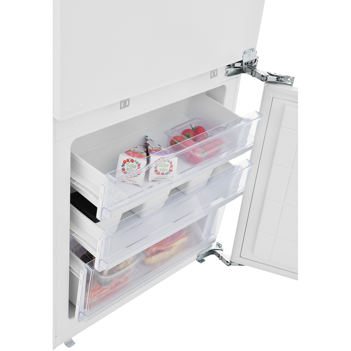 картинка Встраиваемый двухкамерный холодильник ZUGEL ZRI2070FNF (Full No Frost, Inverter)