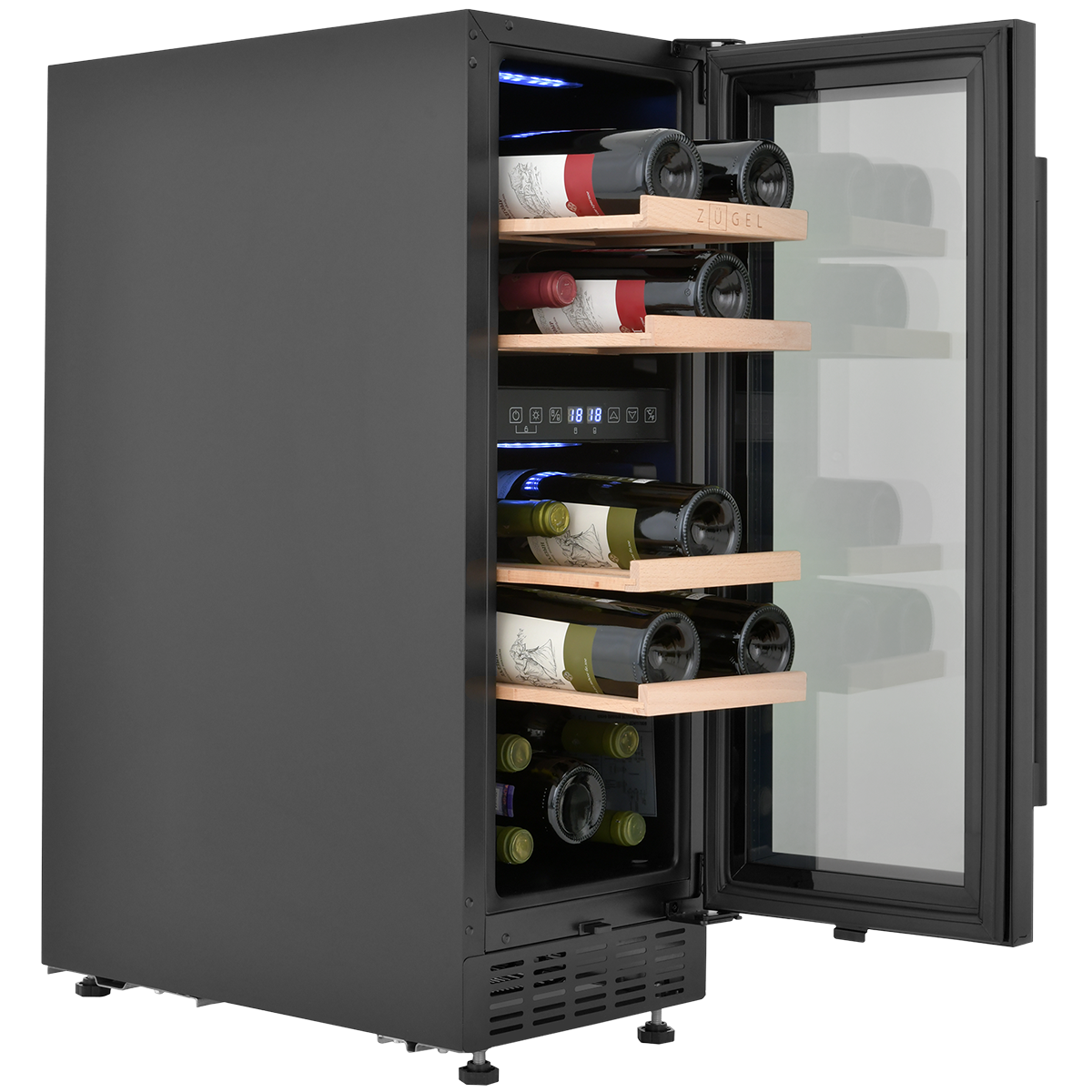 картинка Встраиваемый винный шкаф ZUGEL ZCWI170DB, Dual Zone