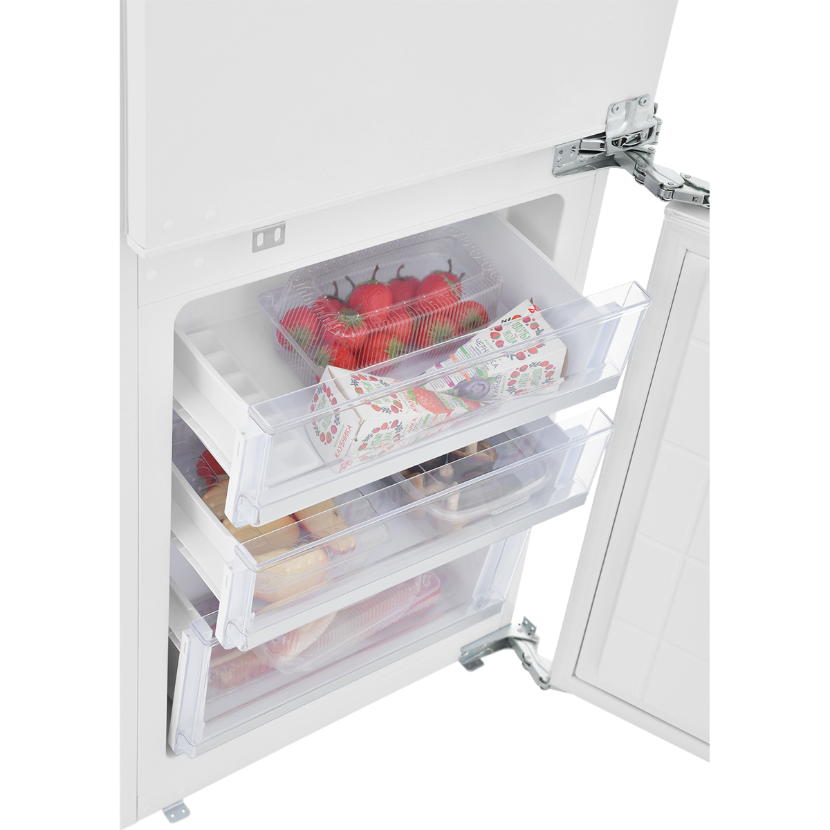 картинка Встраиваемый двухкамерный холодильник ZUGEL ZRI1760FNF (Full No Frost, Inverter)