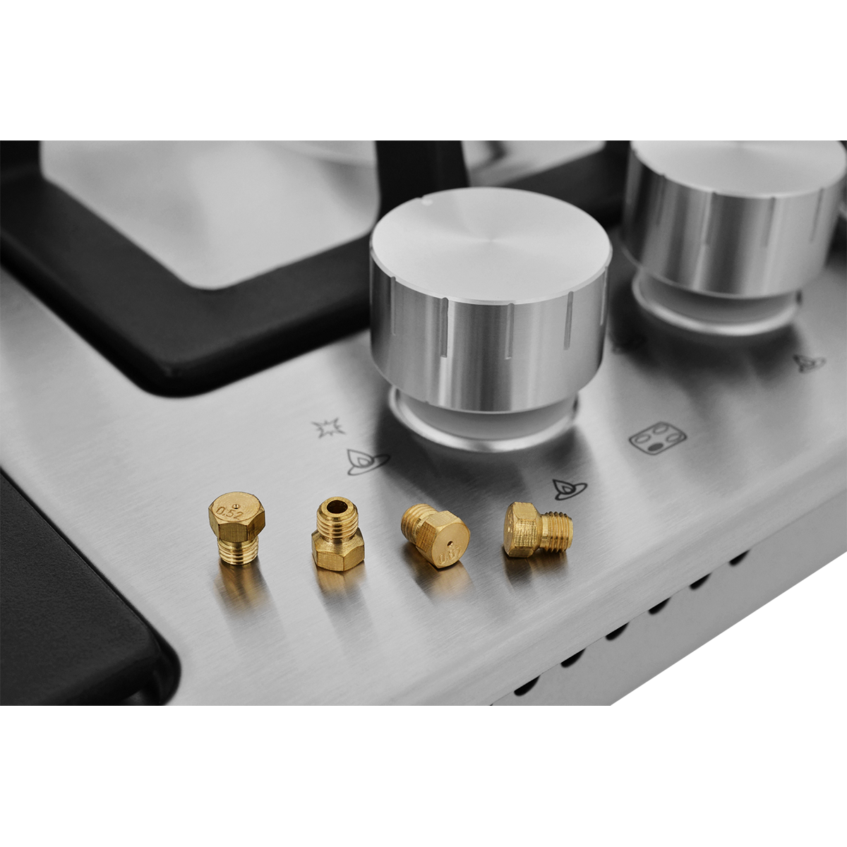 Встраиваемая газовая варочная панель ZUGEL ZGH601X, нерж. сталь