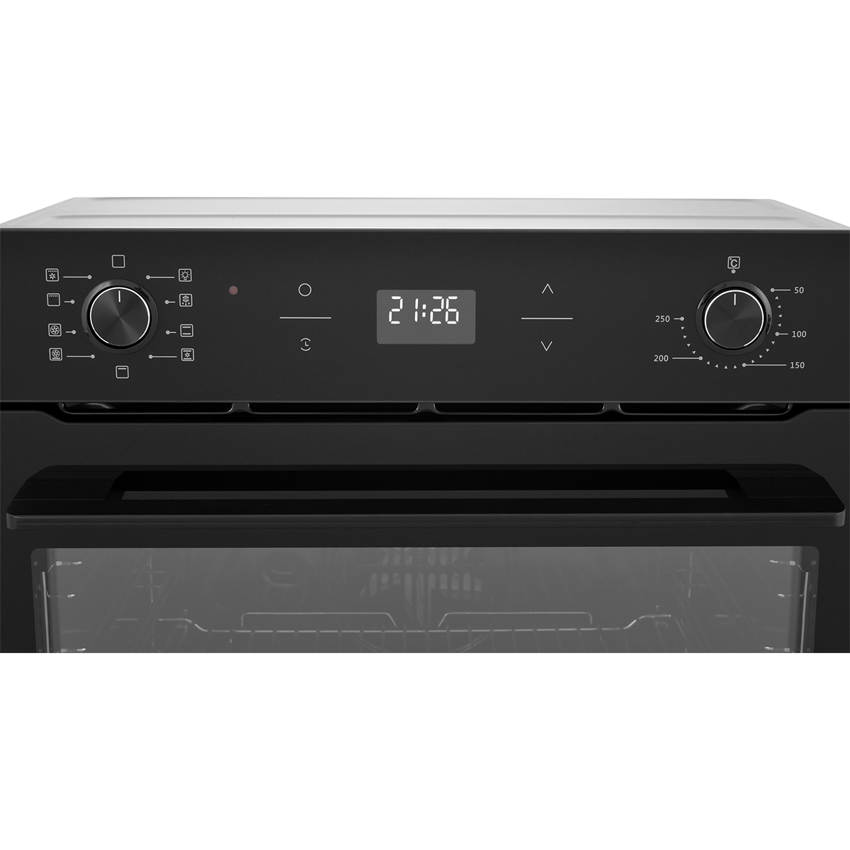 Встраиваемый электрический духовой шкаф ZUGEL ZOE602B, черный
