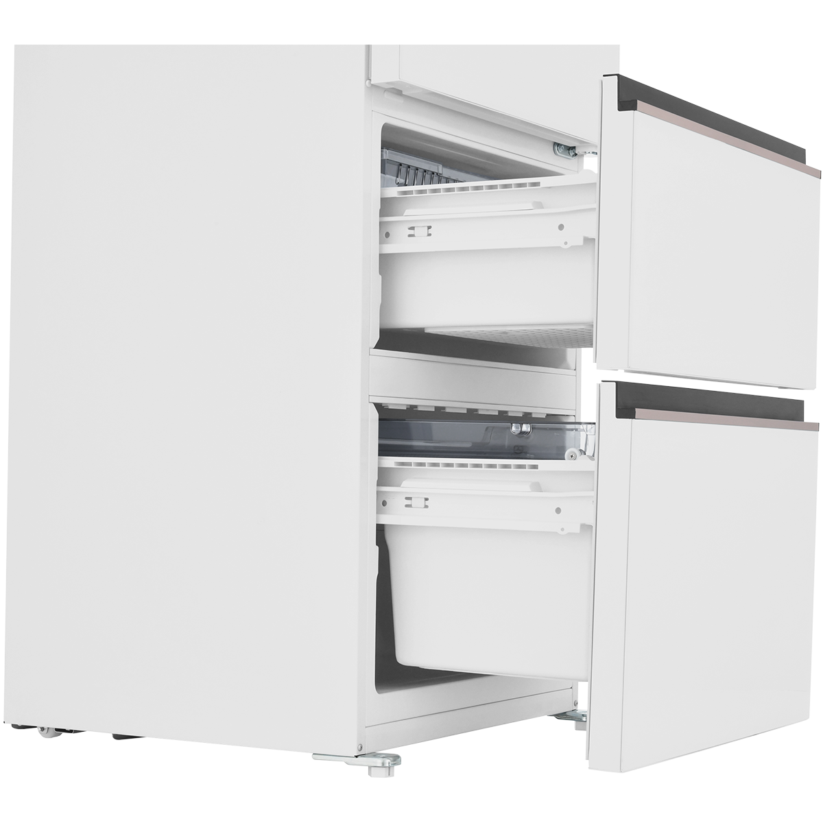 Холодильник Italian Door ZUGEL ZRFD362W, белое стекло