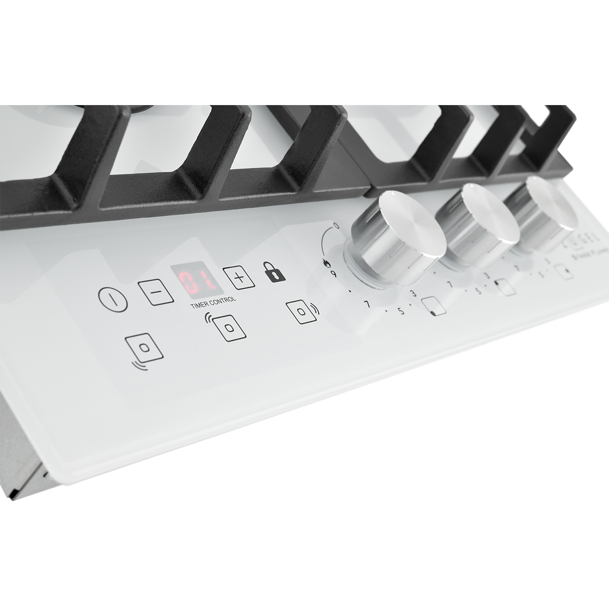 картинка Встраиваемая газовая варочная панель ZUGEL ZGH450W, белая