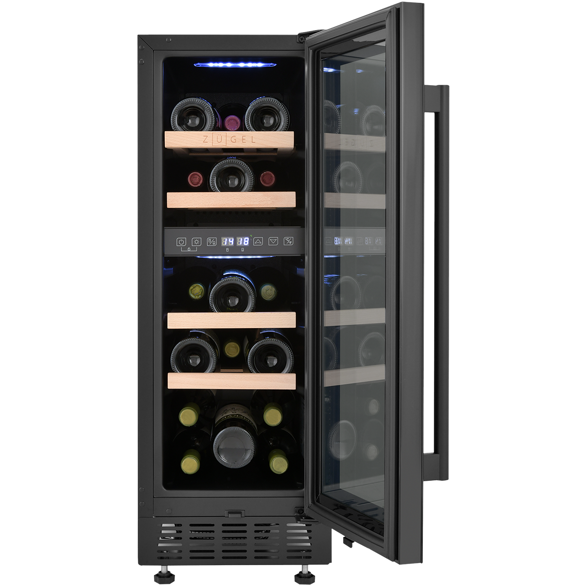 картинка Встраиваемый винный шкаф ZUGEL ZCWI170DB, Dual Zone