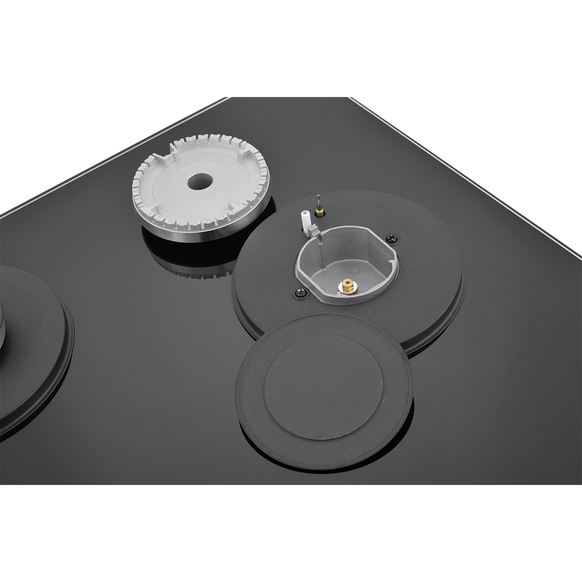 картинка Встраиваемая газовая варочная панель ZUGEL ZGH453B, черная